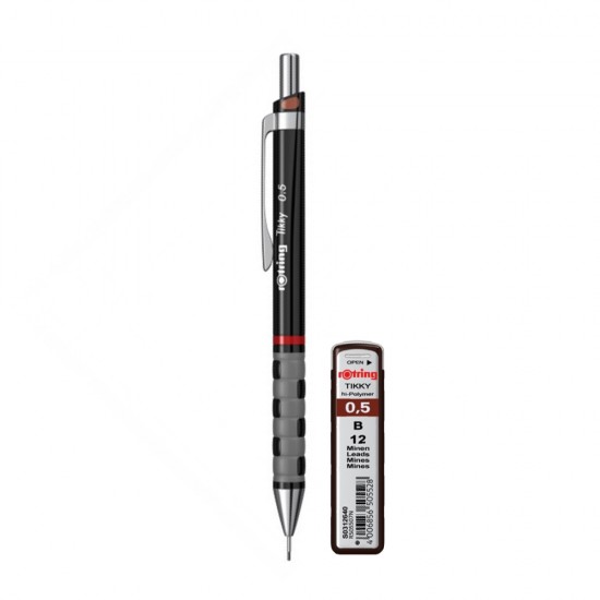 Set Rotring - creion mecanic Tikky III Original, 0.5 mm