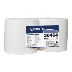 Rola lavete industriale, Celtex 36464, 2 straturi, albe, 800 portii/rola, 240 m, 2 role/set Rola lavete industriale, Celtex 36464, 2 straturi, albe, 800 portii/rola, 240 m, 2 role/set