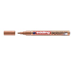 Marker Edding 751 lucios cu vopsea varf 1-2mm cupru, rezistent, durabil, varf rotund Marker Edding 751 lucios cu vopsea varf 1-2mm cupru, rezistent, durabil, varf rotund
