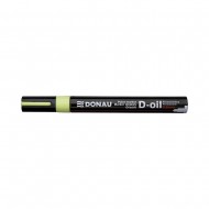 Marker permanent cu vopsea Donau, varf rotund, 2.8 mm, galben Marker permanent cu vopsea Donau, varf rotund, 2.8 mm, galben