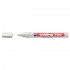 Marker permanent Edding 750 , cu vopsea, corp metalic, varf rotund, 2-2-4 mm, alb