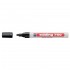 Marker permanent Edding 750, cu vopsea, corp metalic, varf rotund, 2-2-4 mm, negru