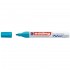 Marker permanent Edding 750, cu vopsea, corp metalic, varf rotund, 2-2-4 mm, verde