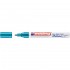 Marker permanent Edding 750, cu vopsea, corp metalic, varf rotund, 2-4 mm, bleu