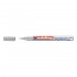 Marker permanent Edding 751 cu vopsea, corp metalic, varf rotund, 1-2 mm, argintiu