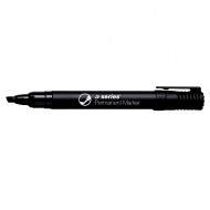 Marker permanent A-series, varf retezat 2-5 mm, negru Marker permanent A-series, varf retezat 2-5 mm, negru