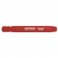 Marker permanent, Office Products, varf rotund, 1-3 mm, rosu Marker permanent, Office Products, varf rotund, 1-3 mm, rosu