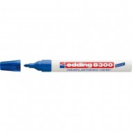 Marker permanent Edding 8300 Industrial, corp metalic, varf rotund, 1.5-3 mm, albastru Marker permanent Edding 8300 Industrial, corp metalic, varf rotund, 1.5-3 mm, albastru
