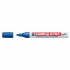 Marker permanent Edding 8750, cu vopsea, corp aluminiu, varf rotund, 2-4 mm, albastru