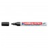 Marker permanent Edding 8750, cu vopsea, corp aluminiu, varf rotund, 2-4 mm, negru