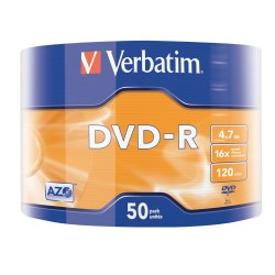 DVD-R Verbatim, 16x, 4.7 GB, 50 bucati/shrink DVD-R Verbatim, 16x, 4.7 GB, 50 bucati/shrink