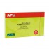 Notite adezive, Apli, 125 x 75 mm, verde, 100 file/set