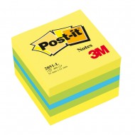 Notite adezive, Post-it, galben/verde, 51 x 51 mm, 400 file Notite adezive, Post-it, galben/verde, 51 x 51 mm, 400 file