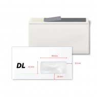 Plic DL, 110 x 220 mm, fereastra dreapta 35 x 90 mm, alb, banda silicon, 80 g/mp, 100 bucati/set Plic DL, 110 x 220 mm, fereastra dreapta 35 x 90 mm, alb, banda silicon, 80 g/mp, 100 bucati/set