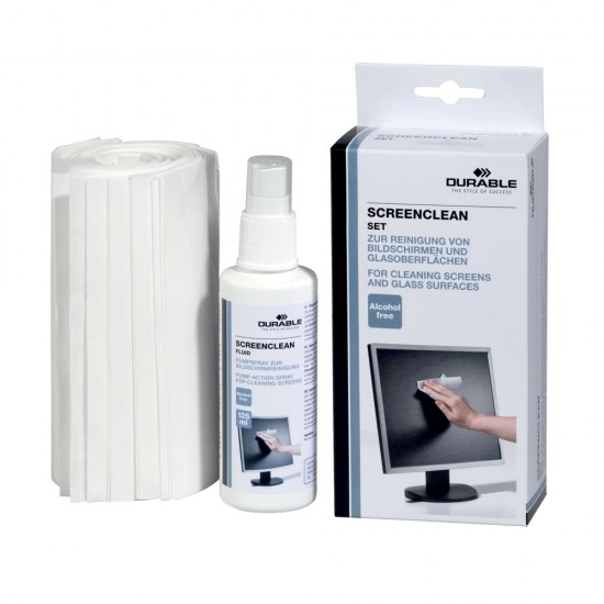 Set Durable Superclean pentru curatare ecran monitor