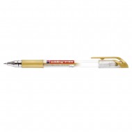 Roller cu gel, Edding, Cristal Jelly 2185, 0.7 mm, plastic, auriu Roller cu gel, Edding, Cristal Jelly 2185, 0.7 mm, plastic, auriu