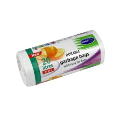 Saci menajeri, 35 litri, alb, 50 bucati/rola Saci menajeri, 35 litri, alb, 50 bucati/rola