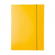 Mapa Esselte Economy din carton, cu elastic, galben Mapa Esselte Economy din carton, cu elastic, galben