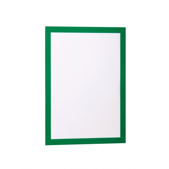 Display magnetic Durable Duraframe, A4, verde, 2 bucati/set