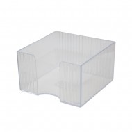 Suport cub hartie Flaro Star, plastic, 90 x 90 mm, fumuriu Suport cub hartie Flaro Star, plastic, 90 x 90 mm, fumuriu