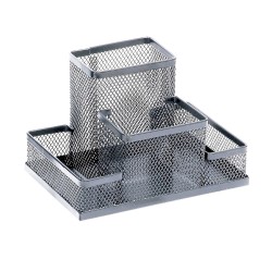 Suport Memoris Precious accesorii de birou mesh, argintiu Suport Memoris Precious accesorii de birou mesh, argintiu