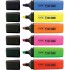 Textmarker A-series, varf 1-5 mm, 6 culori/set