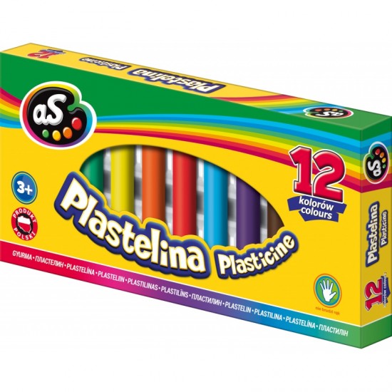 Plastilină 12 culori Astra 140g Plastilină 12 culori Astra 140g