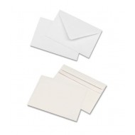 Plic DL, 110 x 220 mm, alb, gumat, 70 g/mp, 25 buc/set