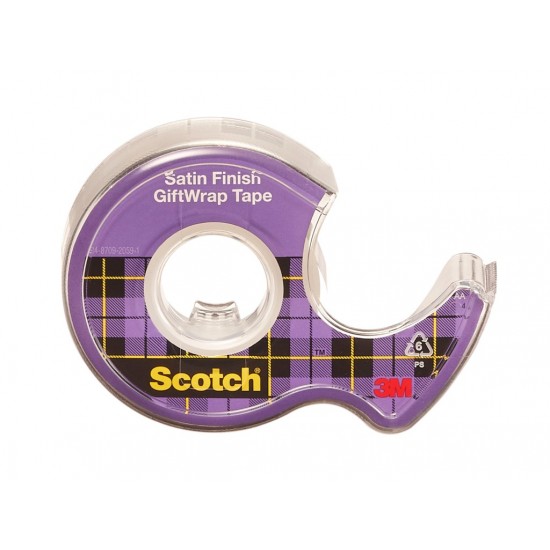 Bandă adezivă Gift Wrap cu dispenser, 19 mm x 7,5 m, Scotch Bandă adezivă Gift Wrap cu dispenser, 19 mm x 7,5 m, Scotch