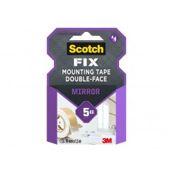 Bandă dublu adezivă montare oglinzi, 19 mm x 1.5 m, Scotch-Fix™ Bandă dublu adezivă montare oglinzi, 19 mm x 1.5 m, Scotch-Fix™