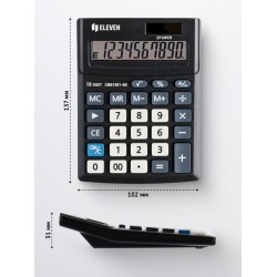 Calculator de birou 10 digiți, 137 x 102 x 31 mm, Eleven CMB1001-BK Calculator de birou 10 digiți, 137 x 102 x 31 mm, Eleven CMB1001-BK