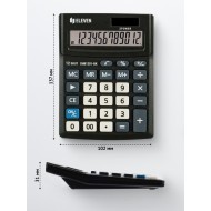 Calculator de birou 12 digiți, 137 x 102 x 31 mm, Eleven CMB1201-BK Calculator de birou 12 digiți, 137 x 102 x 31 mm, Eleven CMB1201-BK