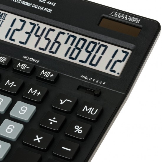 Calculator de birou 12 digiți, 199 x 153 x 31 mm, Eleven SDC-444S Calculator de birou 12 digiți, 199 x 153 x 31 mm, Eleven SDC-444S
