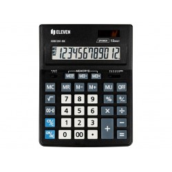 Calculator de birou 12 digiți, 205 x 155 x 35 mm, Eleven CDB1201-BK Calculator de birou 12 digiți, 205 x 155 x 35 mm, Eleven CDB1201-BK