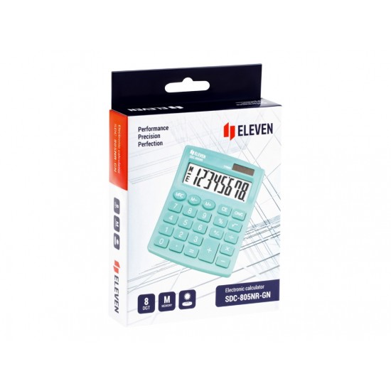 Calculator de birou 8 digiți , 120 x 105 x 21 mm, Eleven SDC-805 Calculator de birou 8 digiți , 120 x 105 x 21 mm, Eleven SDC-805