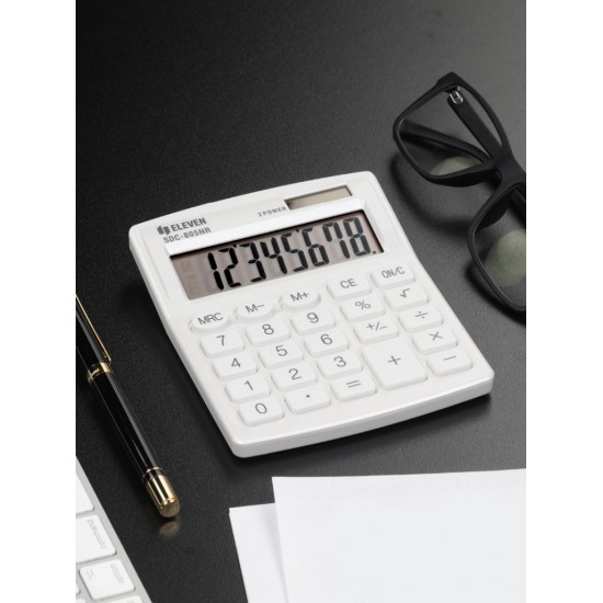 Calculator de birou 8 digiți , 120 x 105 x 21 mm, Eleven SDC-805 Calculator de birou 8 digiți , 120 x 105 x 21 mm, Eleven SDC-805