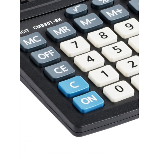 Calculator de birou 8 digiți, 137 x 102 x 31 mm, Eleven CMB801-BK