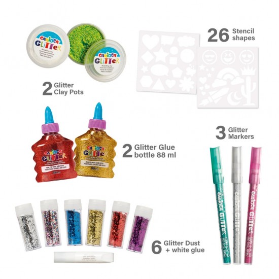  Carioca Glitter Creator Box