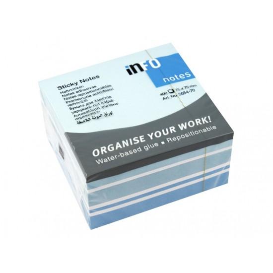 Cub notes adeziv 75 x 75 mm, 400 file, Info Notes Cub notes adeziv 75 x 75 mm, 400 file, Info Notes