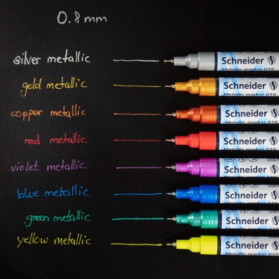 Marker metalic Paint-It 010 0,8 mm Set 1