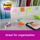 Notes adeziv Super Sticky 76 x 76 mm, 90 file x 5 culori asortate, Post-It Notes adeziv Super Sticky 76 x 76 mm, 90 file x 5 culori asortate, Post-It