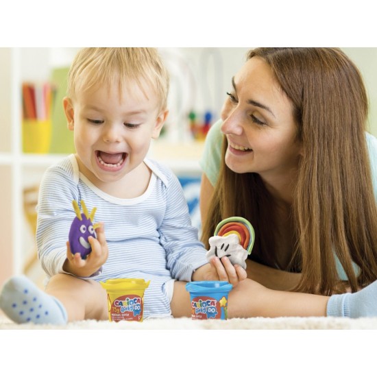Plastilină Baby Dough Carioca 8x75 g/cutie Plastilină Baby Dough Carioca 8x75 g/cutie