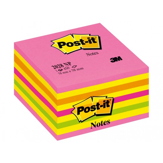 Cub Notes adeziv Post-it® Neon 76