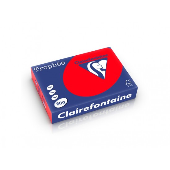Hârtie color Clairefontaine Intens A4, 80g/mp, 500 coli/top