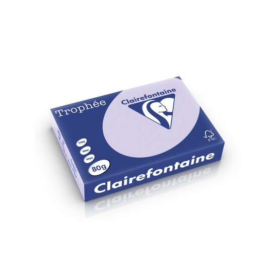 Hârtie color Clairefontaine Pastel A4, 80g/mp, 500 coli/top