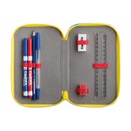 Penar Carioca Color Fabric cu trei compartimente Penar Carioca Color Fabric cu trei compartimente