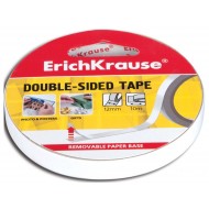 Bandă dublu adezivă Erich Krause, 12mm X 10m