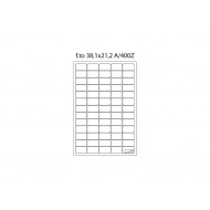 Etichete cu colțuri rotunde A/400Z Etichete cu colțuri rotunde A/400Z