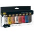 Vopsea acrilică Solo Goya Effect Colors, set 8 buc x 100 ml