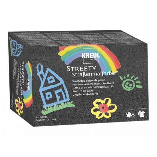 [APERTA] Vopsea Streety Sidewalk Kreul, set 6 x 200 ml